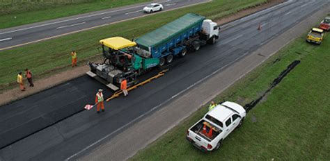 Se reiniciaron las obras de repavimentación de la Ruta 2