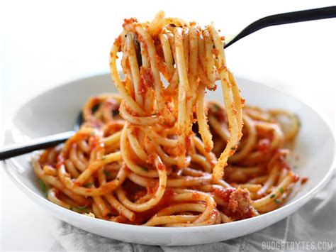 Pasta With 5 Ingredient Butter Tomato Sauce