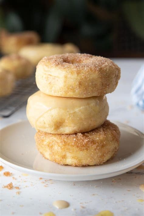 Easy Baked Yeast Donuts The Dough Dabbler