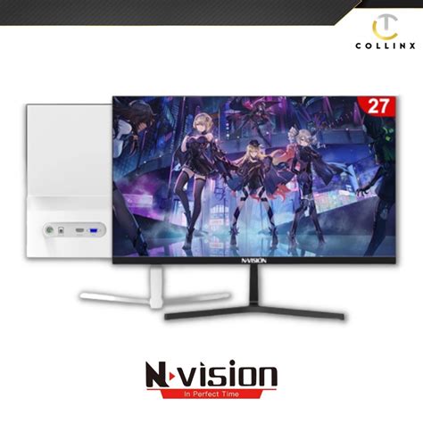 27 Nvision N2755 Frameless Ips Monitor Black And White Shopee