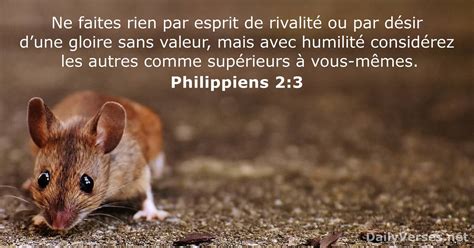 Philippiens 2 3 Verset De La Bible DailyVerses Net