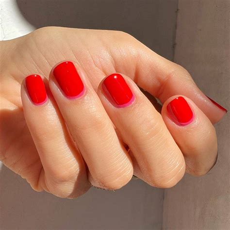 Top más de 51 imágenes sobre uñas acrilicas rojas cortas el último