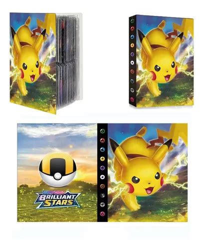 12 Album Cartas Pokemon 240 Uni Carpeta Pikachu Cuotas sin interés