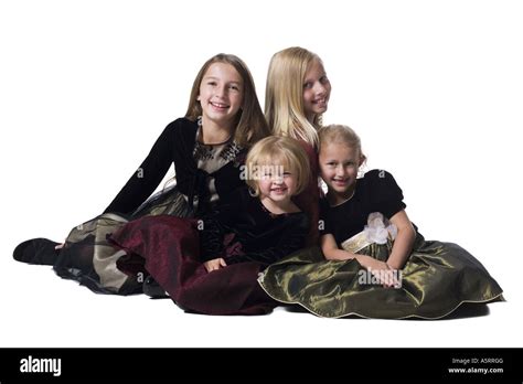 Family portrait of sisters Stock Photo - Alamy