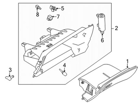 Glove Box 2021 Nissan Rogue Sport