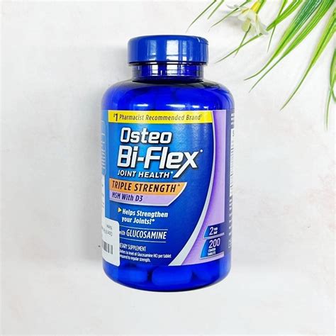 Osteo Bi Flex Joint Health Triple Strength MSM With D3 Glucosamine