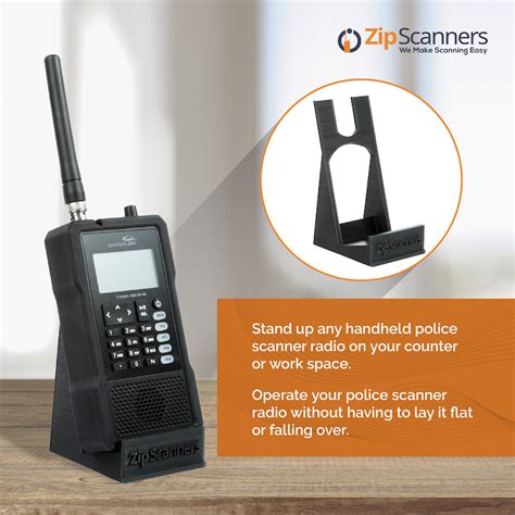 Desktop Stand For Handheld Police Scanner Radios Uniden And Whistler