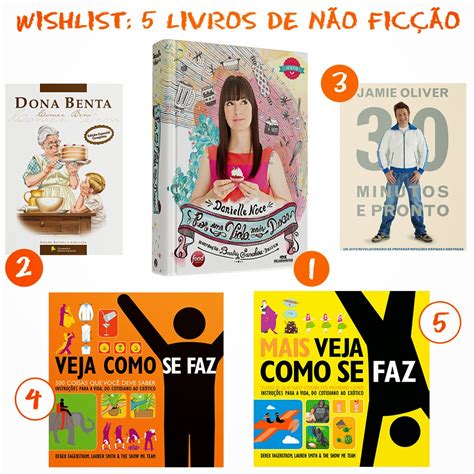 Estante da Nine Wishlist 5 livros de não ficção