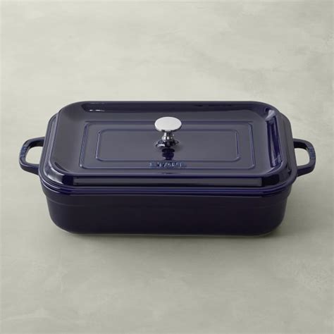 Staub Stoneware Rectangular Covered Baker Williams Sonoma