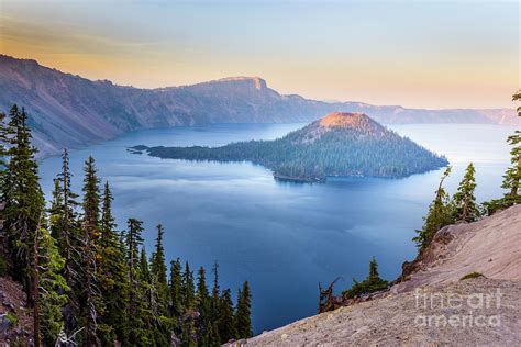 Crater Lake And Wizard Island Photograph by Adam Reisman - Pixels