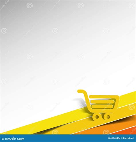 Shopping Design Template stock vector. Illustration of curl - 40940454