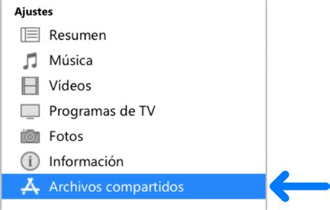 Transferir Archivos Entre El PC Y Dispositivos Con ITunes Soporte