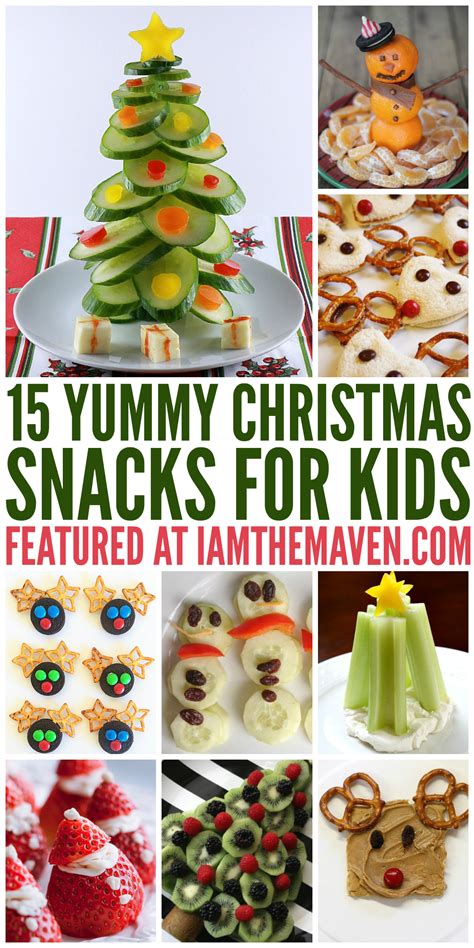 15 Yummy Christmas Snacks For Kids I Am The Maven Healthy Christmas