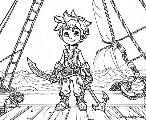 Coloriage De Zak Storm Le Marin T L Charger Ou Imprimer Gratuitement