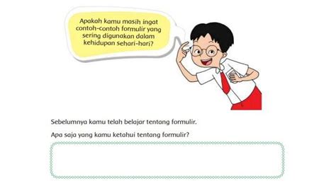 Kunci Jawaban Tema 5 Kelas 6 Halaman 45 Formulir