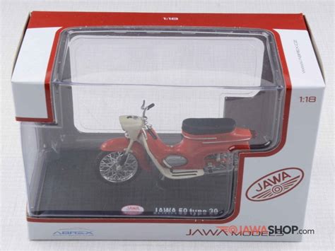 118 Scale Model Jawa 50 Pionyr Type 20 Light Red