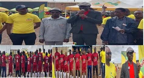 Conakry La SOBRAGUI Lance Le Tournoi GUINI Petit Poteau Dans La