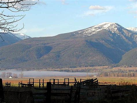 picture bitterroot mountains fields