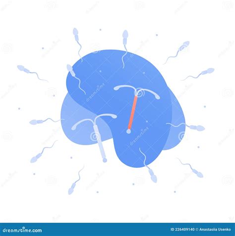 Contraception Method Concept Vector Flat Color Illustration Square