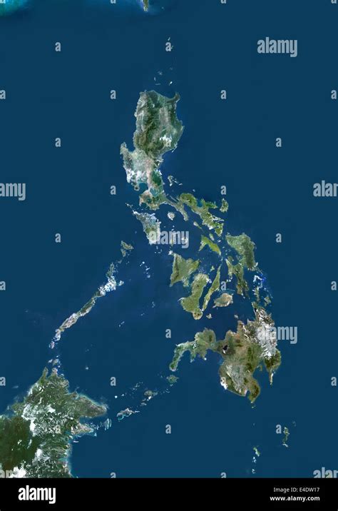 Philippines Asia True Colour Satellite Image Satellite View Of The