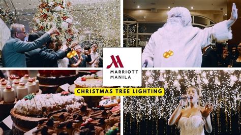 Marriott Hotel Manila Christmas Tree Lantern Lighting Ceremony 2023