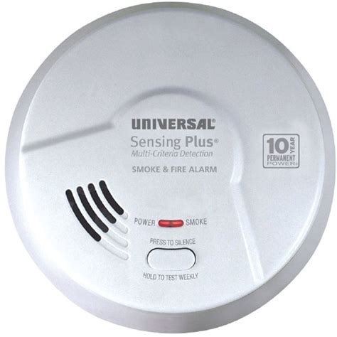 Usi Electric 10 Year Sealed Battery Operated 2 In 1 Smoke And Fire