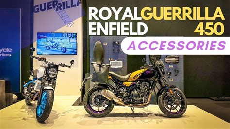 Royal Enfield Guerrilla 450 Accessories And Add Ons Youtube