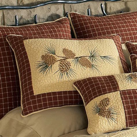 Pine Lodge Quilted Standard Sham Cracker Barrel