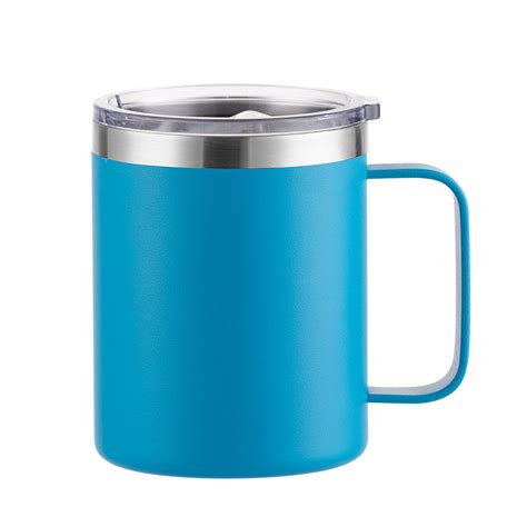 12 Oz Vacuum Insulated Coffee Mug With Handle