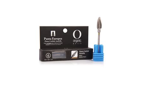 Punta Europea Flama Carbide Amarilla Chik Nails Supply