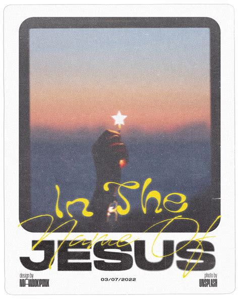 In The Name of Jesus on Behance