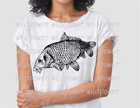 Karpfen Fisch Clipart Karpfen Fisch Svg Karp Svg Karpfen Etsy Sterreich