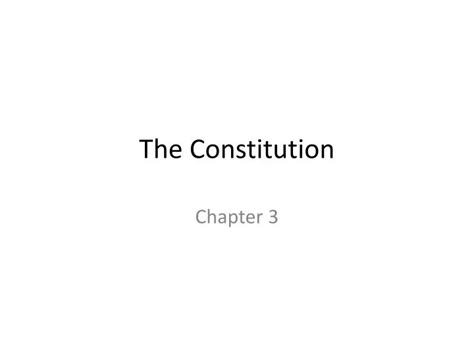 Ppt The Constitution Powerpoint Presentation Free Download Id 2265471