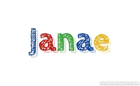 Janae Logotipo | Ferramenta de Design de Nome Grátis a partir de Texto ...