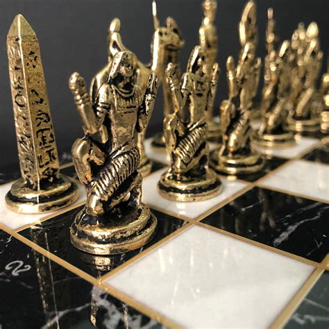 HISTORICAL ANCIENT EGYPT Chess Set Egyptian Pharaoh Chess Etsy