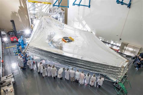 James Webb Space Telescopes Giant Sunshield Test Unit Unfurled First