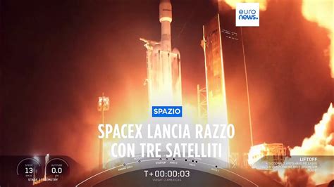 Spazio Spacex Ha Lanciato Il Potente Razzo Falcon Heavy Video