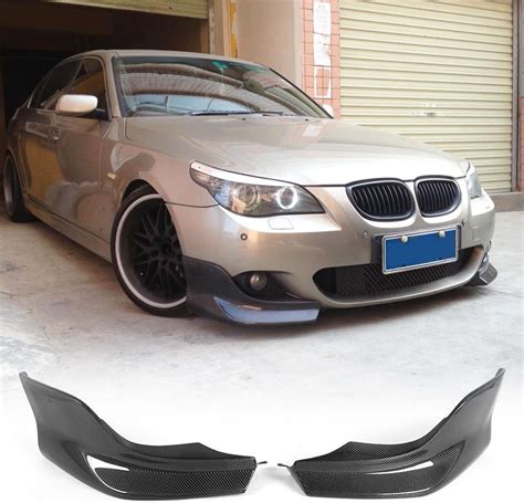 Mcarcar Kit Carbon Fiber Front Bumper Splitter For Bmw 5