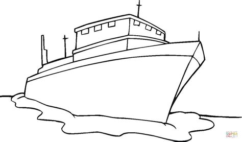 Ship Coloring Page Free Printable Coloring Pages