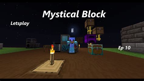 Making A Refined Storage System Ep 10 Mystical Block Letsplay Youtube