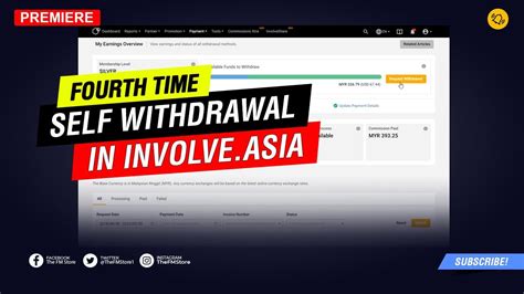 Fourth Self Withdrawal In Involveasia Affiliate Marketing In The