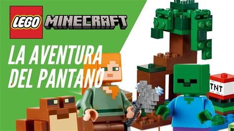 Lego Minecraft Review La Aventura Del Pantano 21240 Youtube