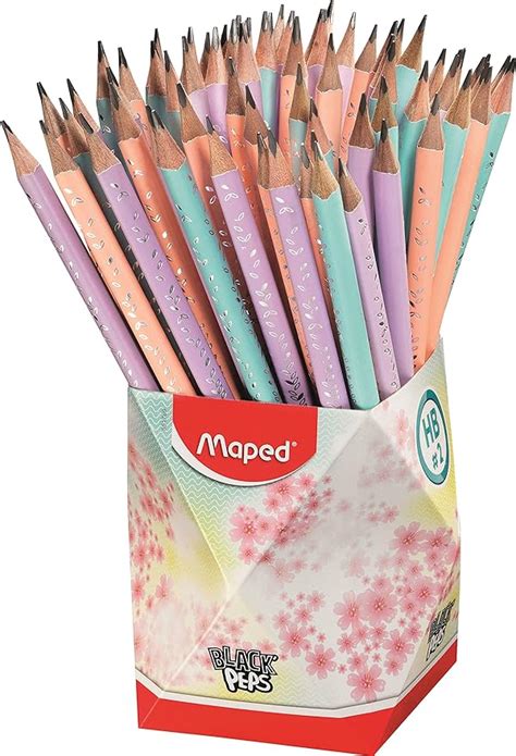 Maped Graphite HB 2 Black Peps Pastel Pencils Pastel Wooden