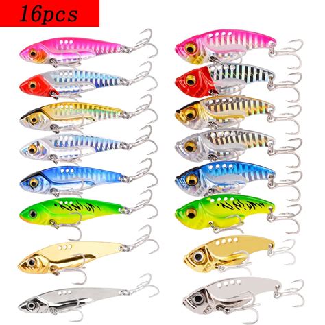 Bass Fishing Lure Metal Vibe Artificial Bait Saltwater Metal