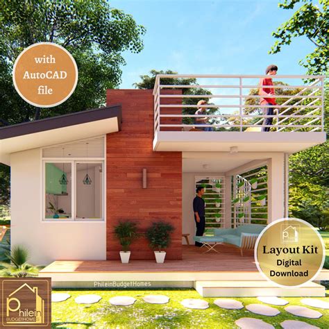 Small House Plan With 1 Bedroom And Roof Deck 20 Sqm Basic Floor Plan