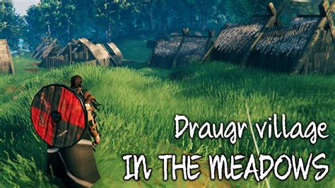 Draugr Village In The Meadows Gameplay Valheim Youtube