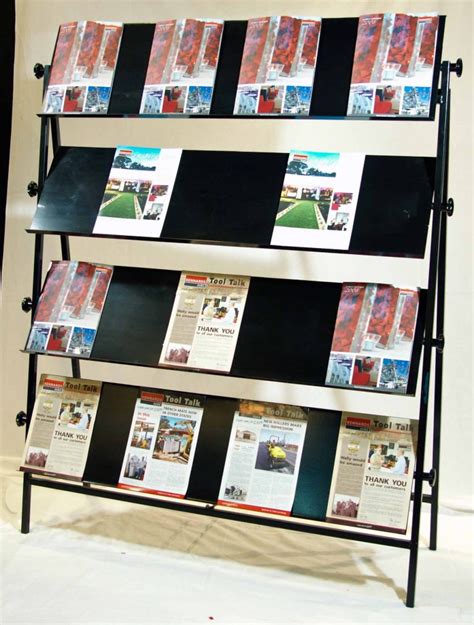 Brochure Rack 4 Shelf | barlens