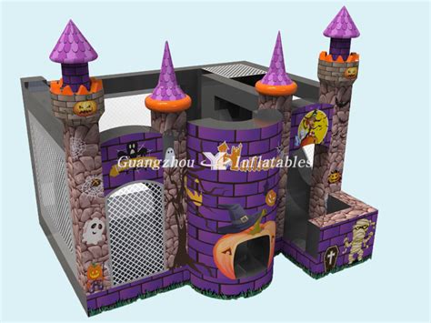 Inflatable Halloween Pumpkin Bounce Castle - YL Inflatables