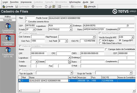 GA TOTVS VAREJO Linha Gemco SPED FISCAL Tratamento Do ICMS