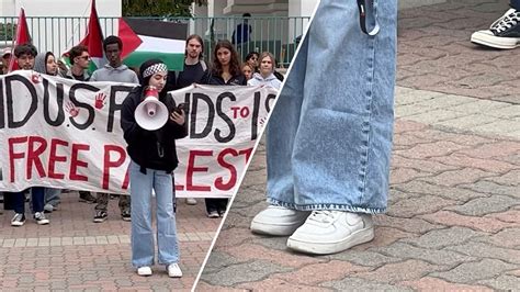 Anti Israel Protester Calls For Nike Boycott But Her Sneakers Tell A